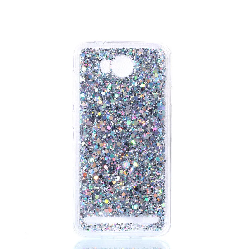 Цветной блестящий чехол Huawei Lua-L21 Y3II Y3 II мягкая силиконовая рамка из ТПУ с