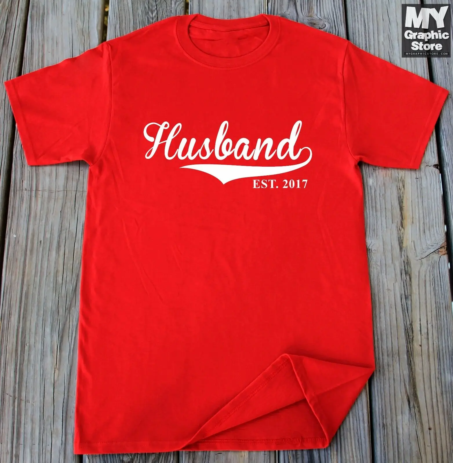 2019 модная мужская футболка Подарок на годовщину для мужа рубашка свадьбы подарок