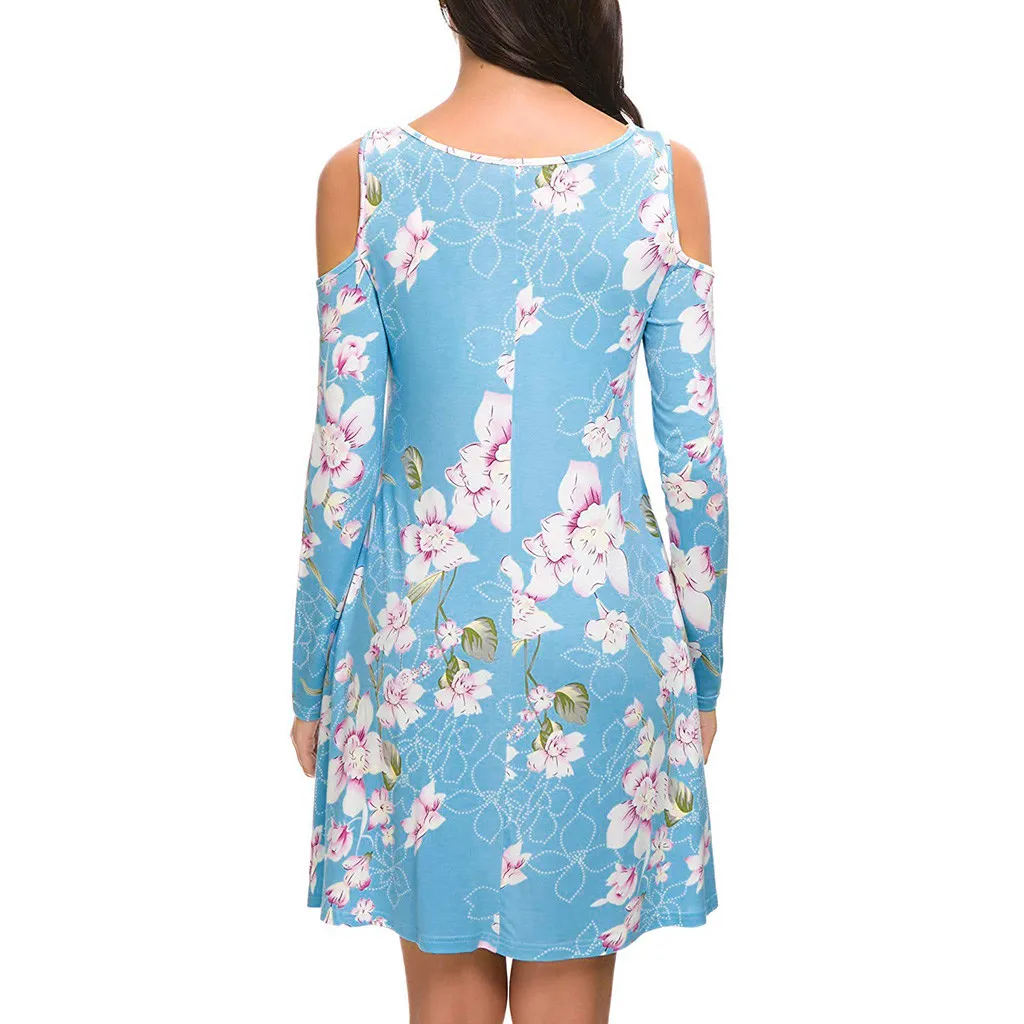 2019 Для женщин летние Повседневное модная одежда с длинными рукавами открытыми