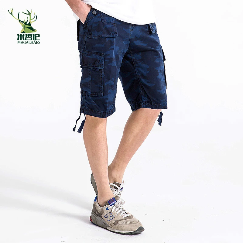 Лидер продаж мужские повседневные шорты с несколькими карманами камуфляжные