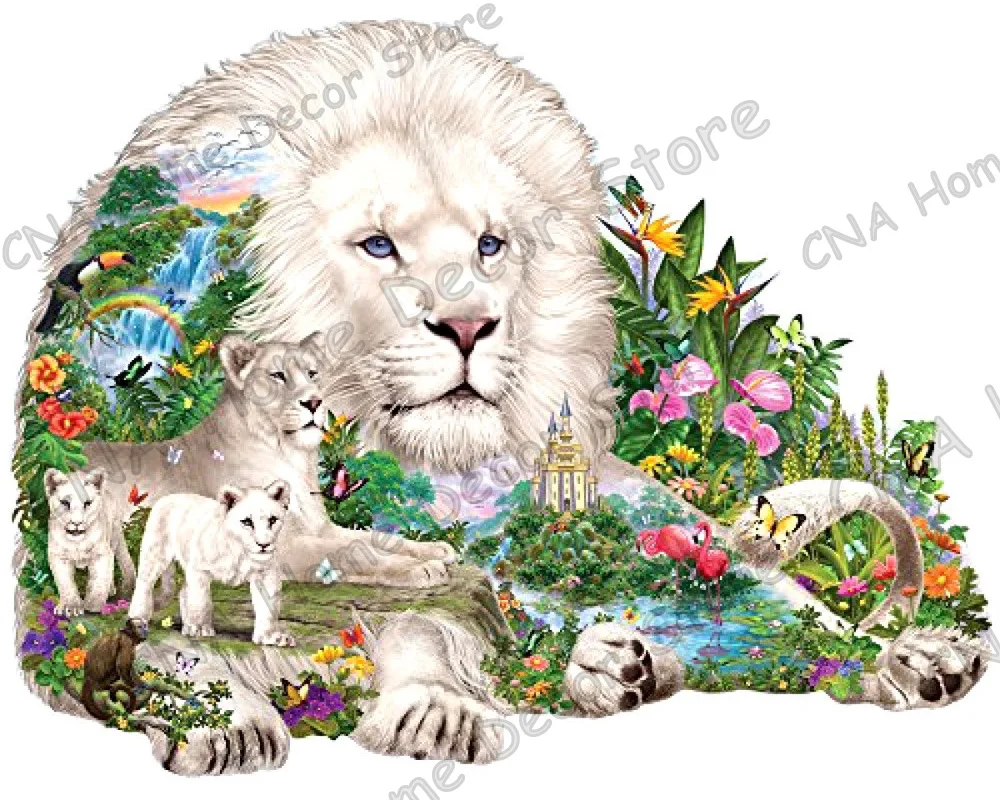 Вышивка тигра собаки совы группы 5D сделай сам алмазная живопись 3D наборы для