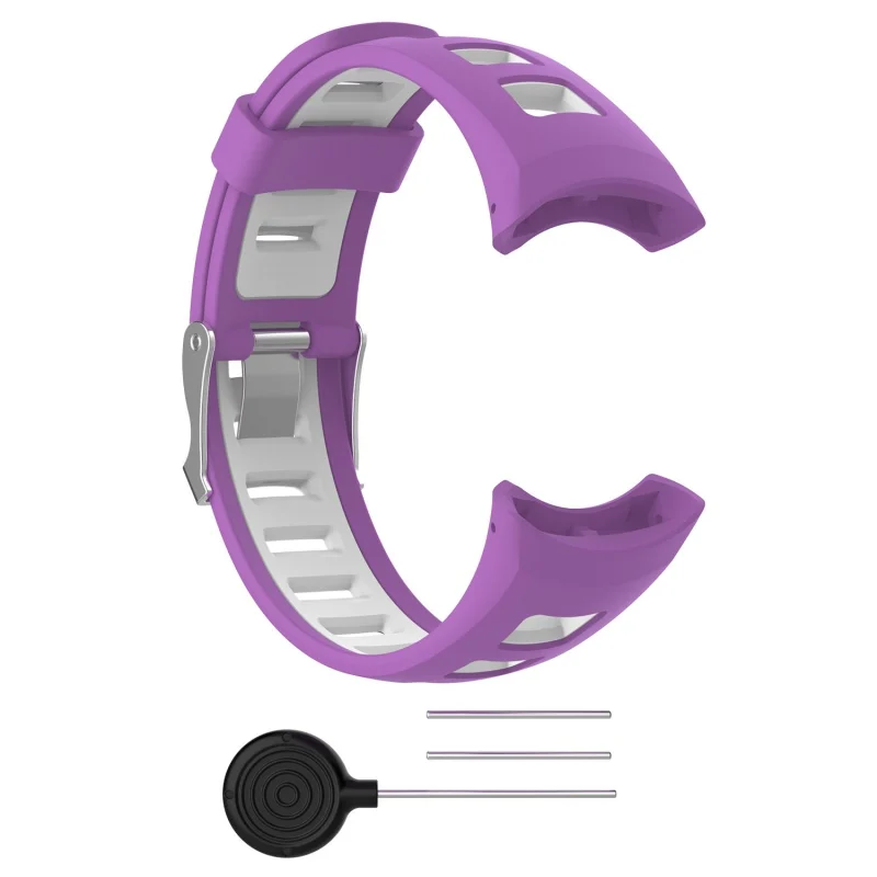 Универсальный спортивный мягкий силиконовый ремешок для смарт-часов сменный Suunto