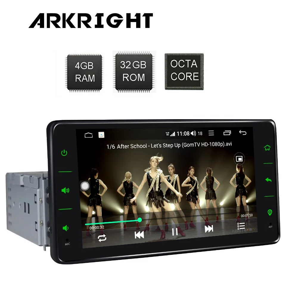 Новый 6 2 &quot1Din 4 + 32 ГБ Android 8 1 автомобильный Радио Аудио стерео поддержка 4G LTE SIM