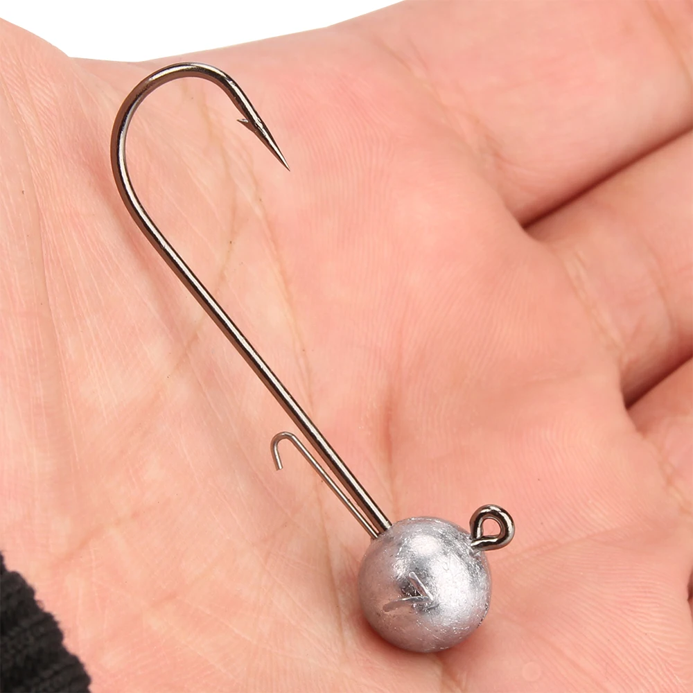 Рыболовный крючок 4 шт./лот рыболовный без острых локонов 5 г/7 г/10 г/14 г Мормышка