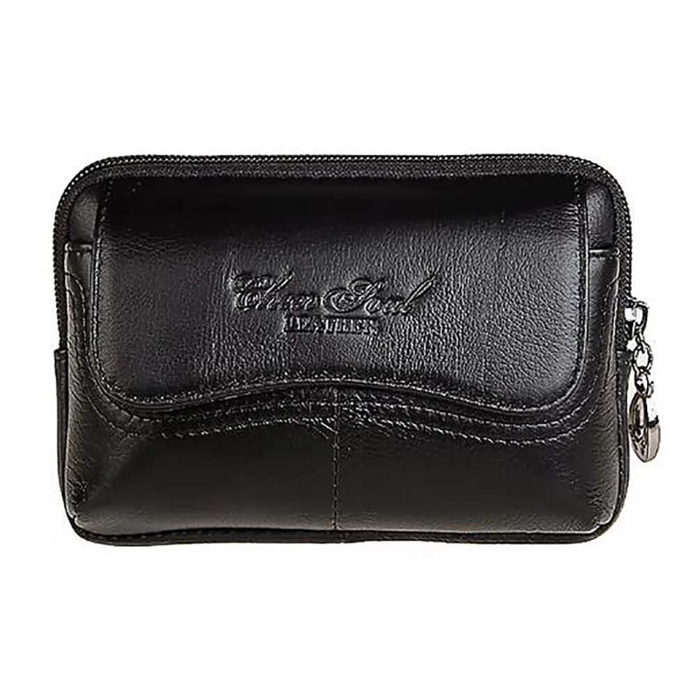 Поясная Сумка из натуральной кожи для мужчин хип хоп 4 5 дюйма чехол сотового