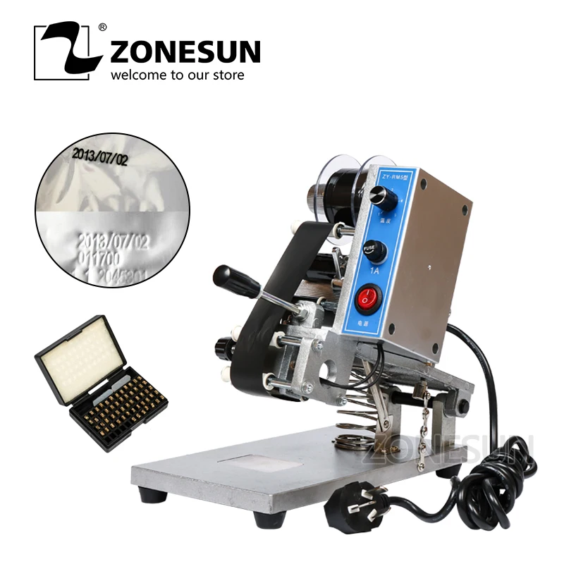ZONESUN ZY-RM5 Цвет красящей ленты для печатная машина Hot code принтер Высокое качество