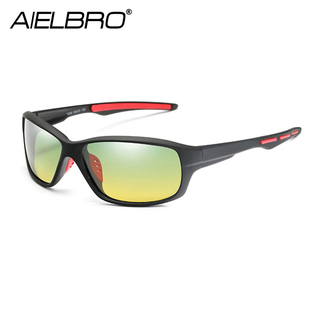 Поляризованные солнцезащитные очки дневного и ночного видения для езды на