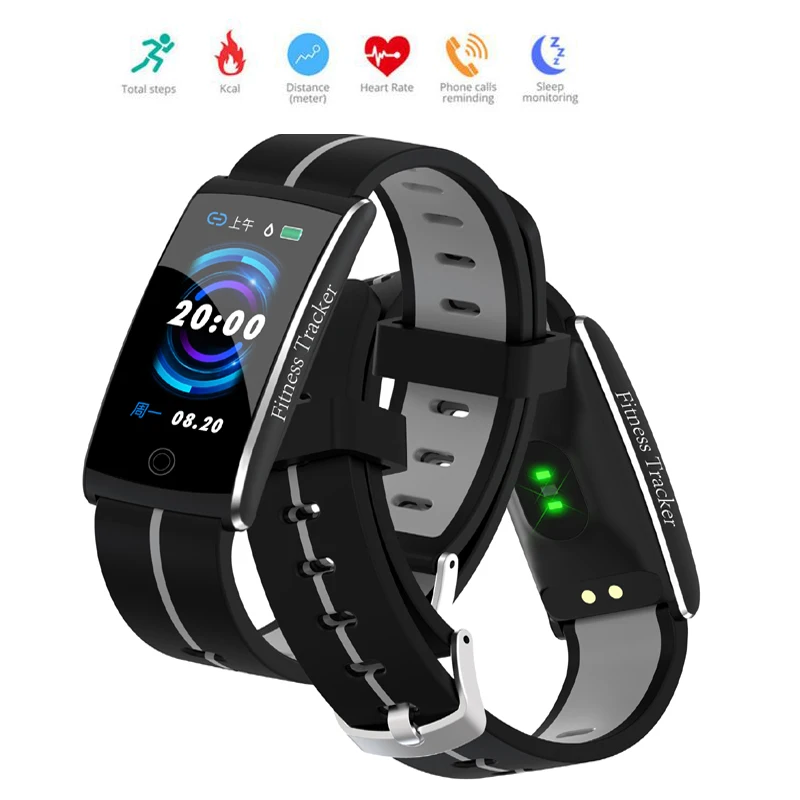 F10C Fashion Smart Watch Wristband Heart Rate Monitor Sports women Bracelet Waterproof Bluetooth Wristwatch Band | Электроника