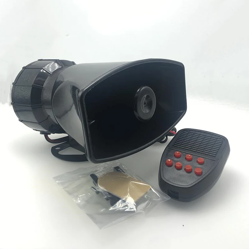 12V 110Db 100 Вт Мотоцикл Авто Автомобиль Грузовик 7 звук тон громкая сирена полиции Пожарные машины скорой помощи Предупреждение сигнализации громкоговоритель