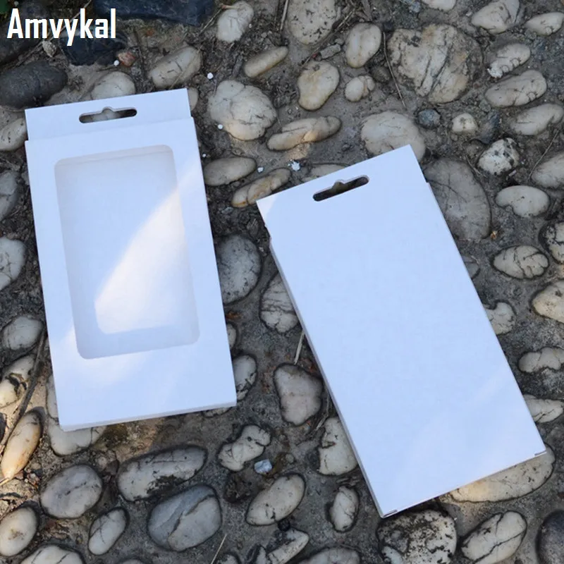 White Чехол Amvykal для iPhone X 6 6s 7 8 9 Plus samsung универсальный чехол для телефона розничная торговля упаковочный картон блистерной формы из ПВХ Розничная коробка - Цвет: White