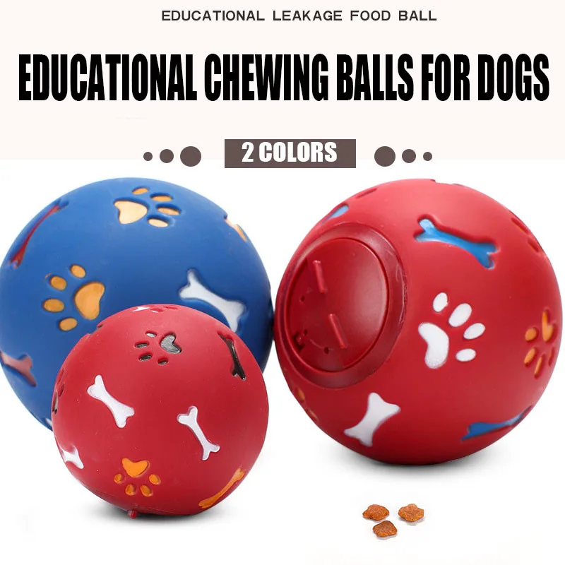 Вкус молока забавные резиновая игрушка для собаки мяч Диспенсер утечки Еда