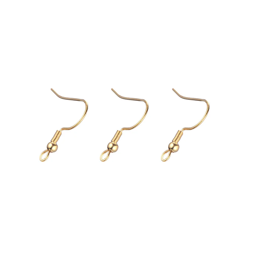 50 шт. серьги из нержавеющей стали крючок Проволочная застежка крючки для