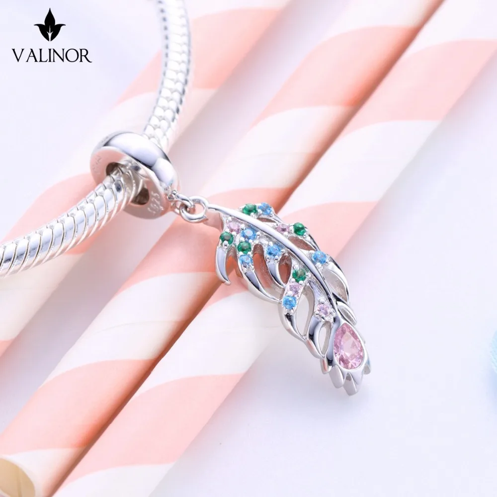 Видео! Разноцветные Подвески в виде перьев подходят для браслетов и никогда не