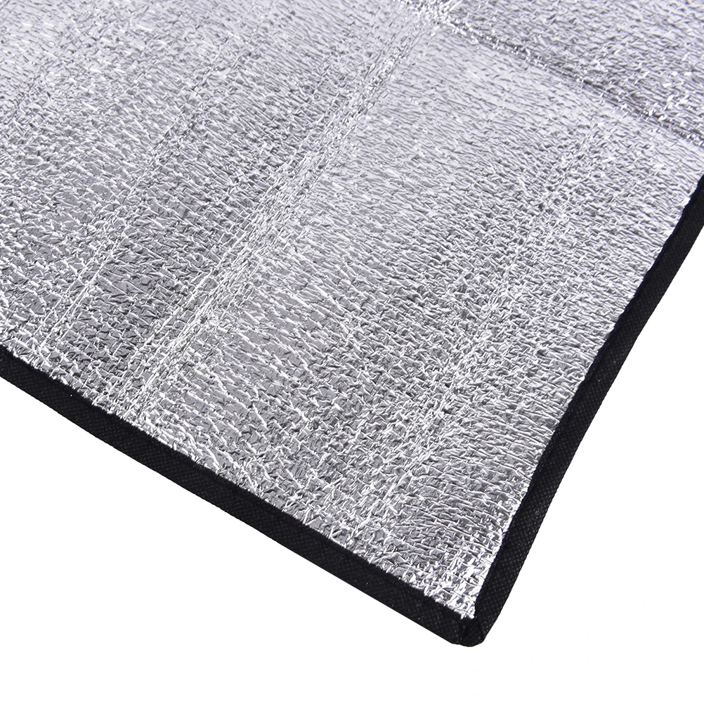 1 шт складной серебряной окантовкой коврик Водонепроницаемый Алюминий Фольга EVA