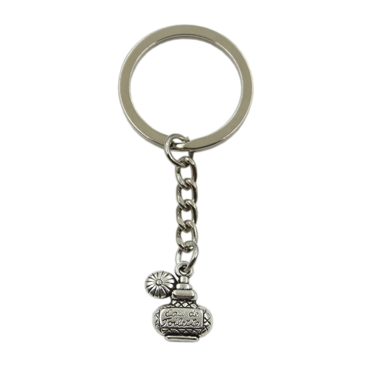 Заводские парфюмерные изделия Подвеска для бутылки брелок металлическая