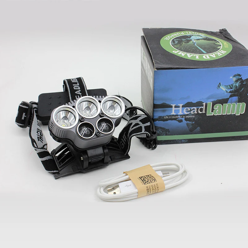 Налобный фонарь светодиодный 5 светодиодов|led headlamp outdoor|led headlampcree led |