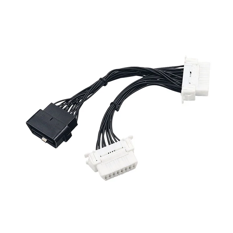 Высокое качество 16Pin OBD2 OBD2 OBD 2 сплиттер удлинитель один штекер на два Женский Y кабель OBD2 сплиттер удлинитель для ELM327