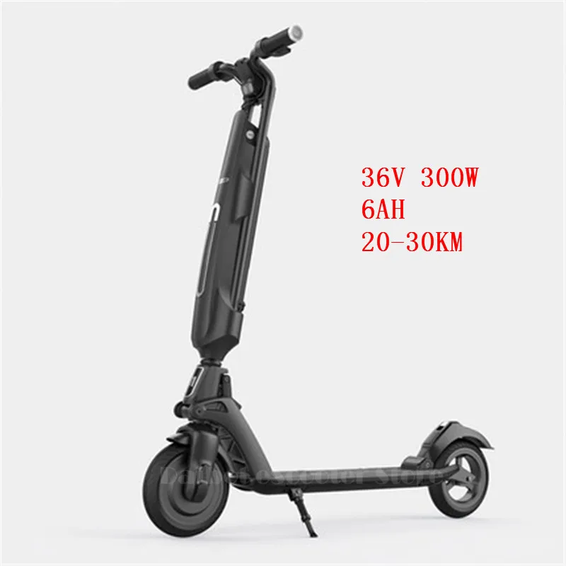 Black 6AH 20-30KM Daibot мини электрический самокат с двумя колесами 8,5 дюймов 36 в 300 Вт Сверхлегкий портативный женский складной самокат для взрослых - Цвет: Black 6AH 20-30KM