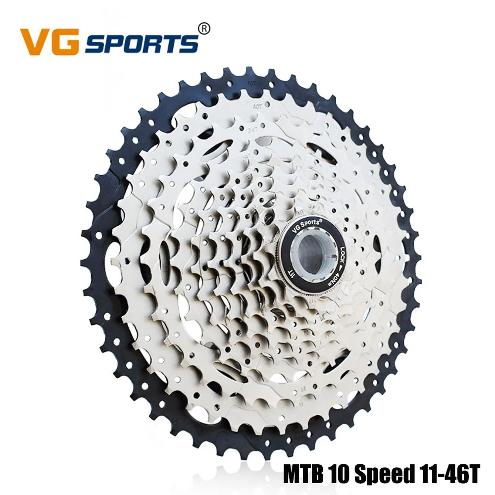 Дорожный кассета Звездочка 10 велоцидад 46T 10 S MTB велосипед свободного хода 10 скоростей 11-46T скалолазание cog cdg для Shimano Sram 10 V VG Sports