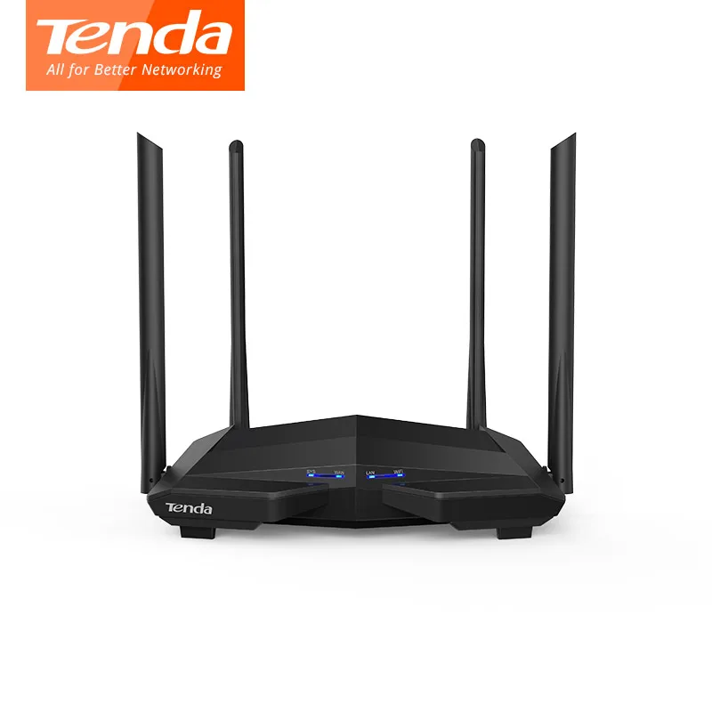 Tenda AC10 Гигабитный беспроводной wifi роутер двухдиапазонный 2,4G/5G wifi роутер 1000 Мбит/с Беспроводной ретранслятор 802.11AC интеллектуальное управление приложением