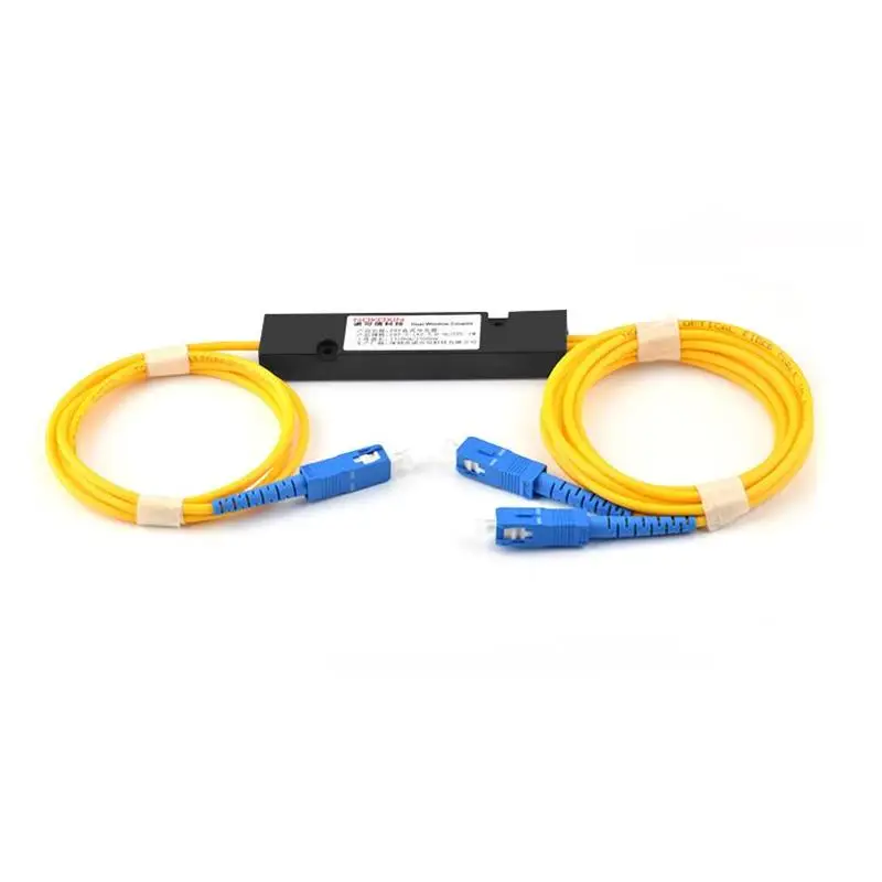 1310/50/50 нм коэффициент связи SC/UPC ABS коробка тип 1x2 соединитель 1*2 FBT|Детали устройств