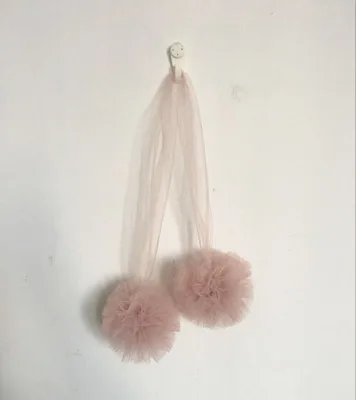 Pink Украшение для детской комнаты в скандинавском стиле, москитная сетка, аксессуары, шифоновый шар, подвесное украшение, шар, настенные украшения, реквизит для фотосессии - Цвет: Pink