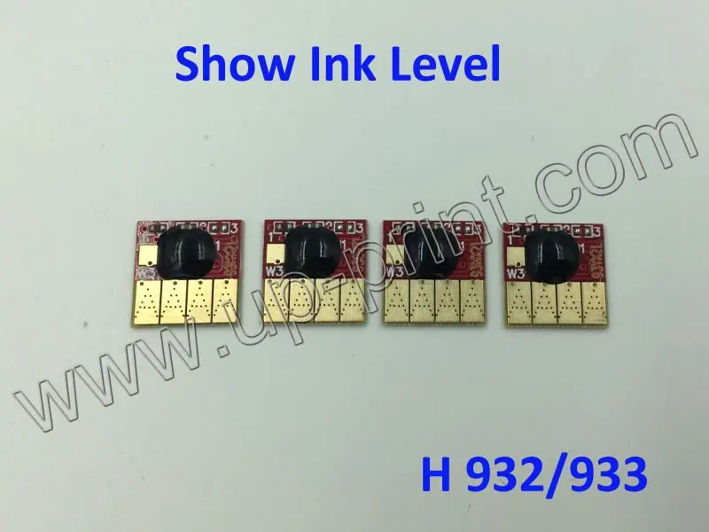 UP показывают уровень чернил чипов совместимый для hp 932 933 заправки картриджей Pro