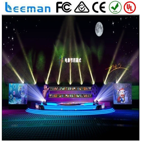 Leeman DIY P6 полноцветный RGB из светодиодов SMD видеостены P5.2 крытый ик-светодиодов tage