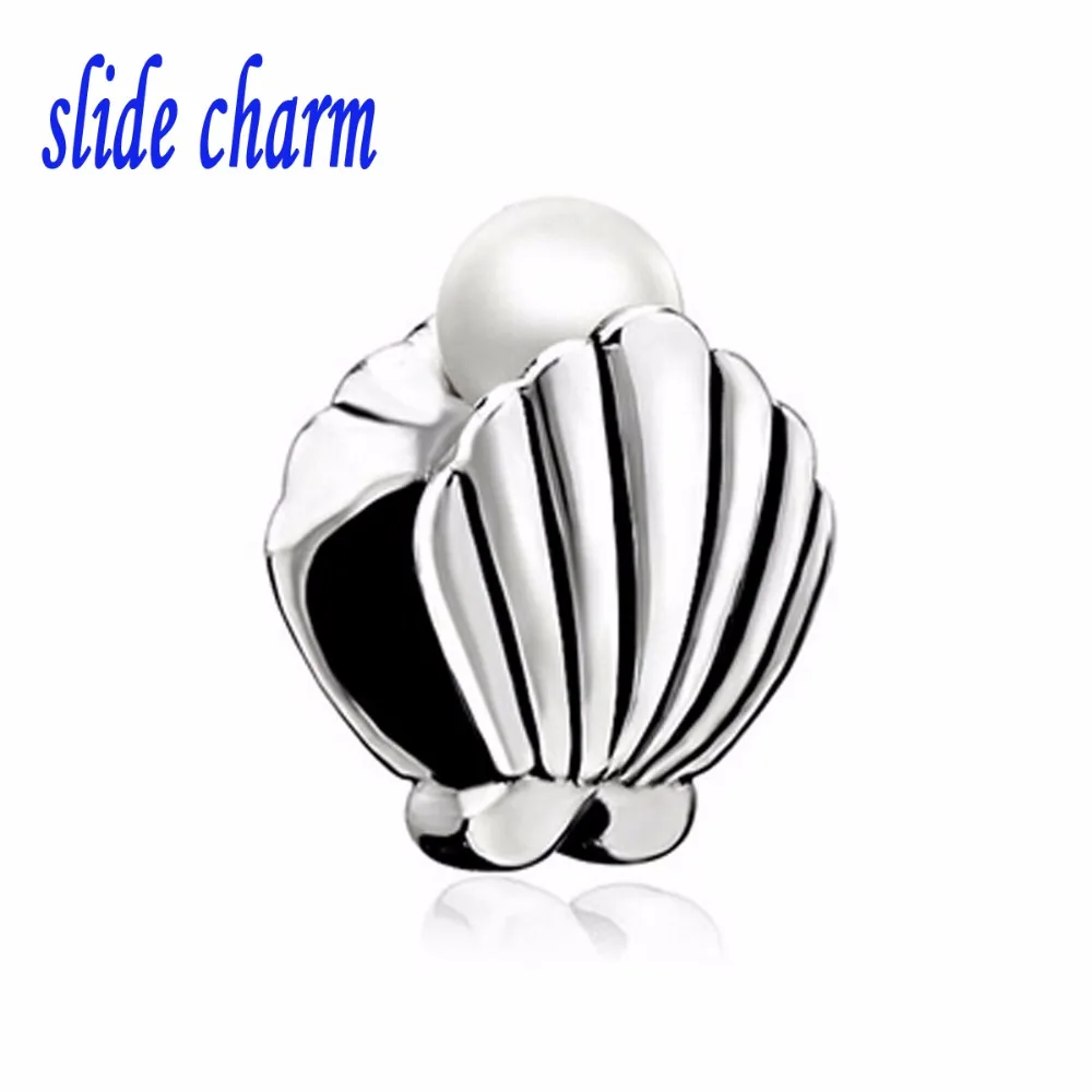 Шарм браслет Pandora в виде жемчужной ракушки|pandora charm bracelet|fit pandorapandora charms |
