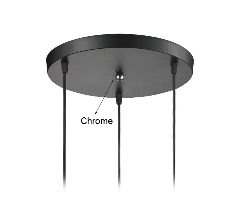 30cm black-Chrome Лампы DIY люстры Базовая пластина аксессуары для освещения черный или белый круглый Прямоугольный потолок основа Роза навес пластина - Цвет: 30cm black-Chrome