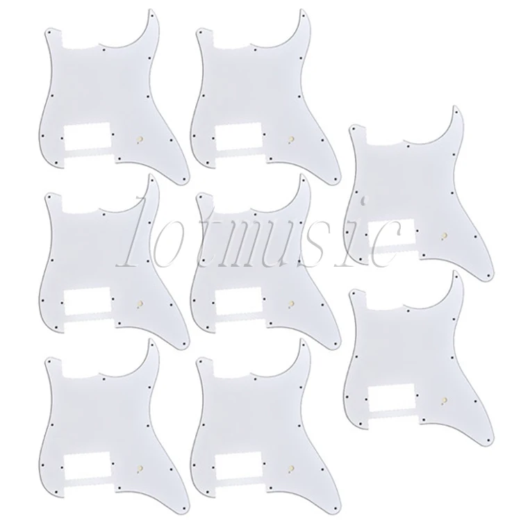 8 белых накладок для защиты от царапин один хамбакер Для замены накладки на