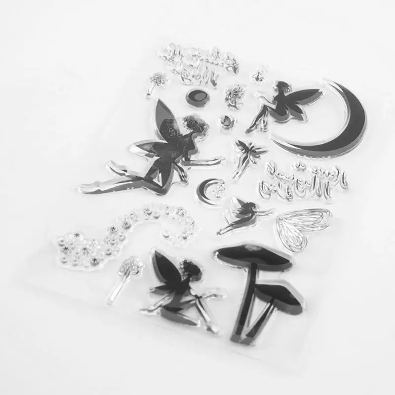 Сказочный прозрачный значок силиконовая герметичная посуда для DIY Скрапбукинг альбом ремесло изготовление карт подарок ученические канцелярские принадлежности