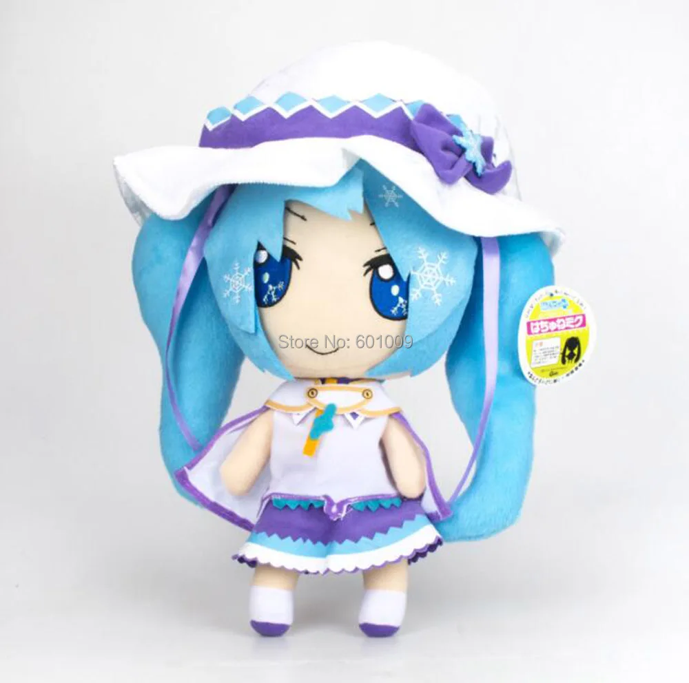 2 стиля Вокалоид Hatsune Снежная Мику и школьная форма 1" 30 см плюшевые куклы-животные подарки в розницу