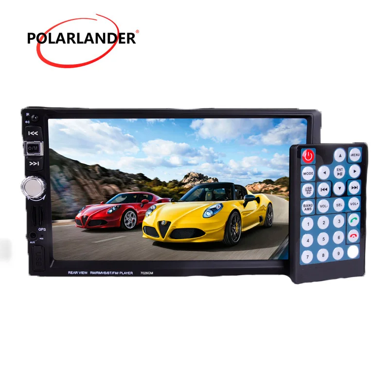 2018 новый 2 Din 7026GM Зеркало Ссылка Bluetooth 7 ''автомобилей Радио MP4 MP5 плеер gps