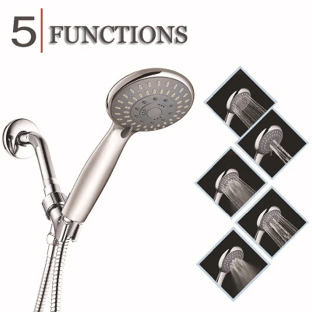 

American Concealed Shower Arm Three-way Arm Hose Shower Set Multifunctional Shower Set Bathroom Accesories ducha gappo
