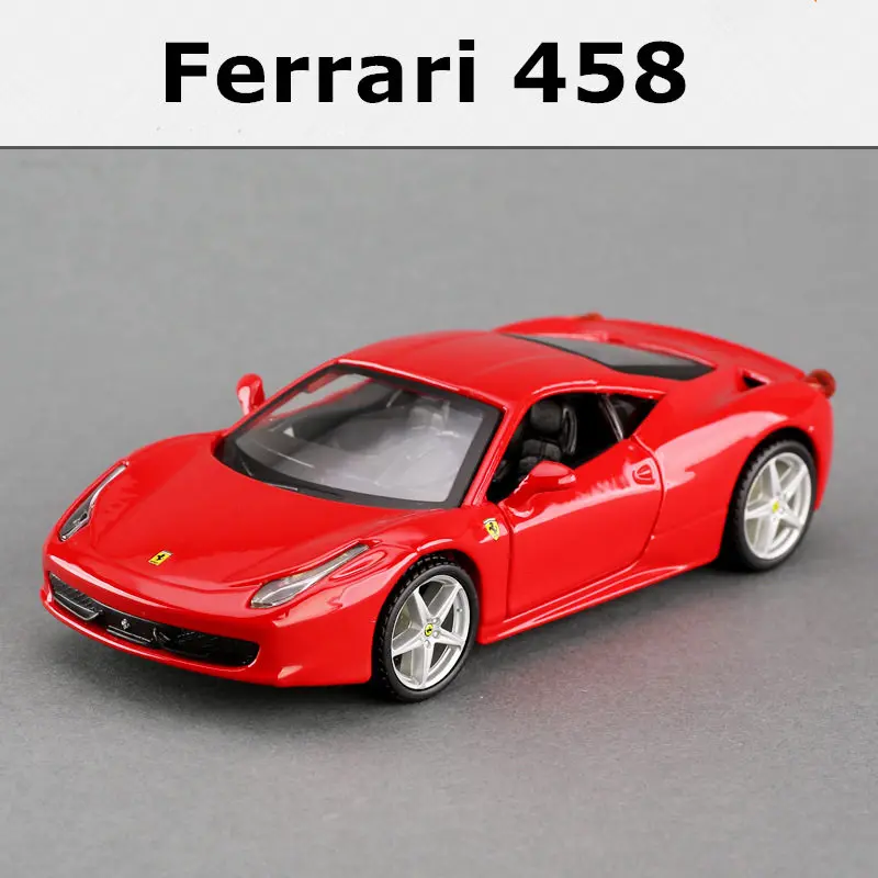 Ferrari 458 Bburago 1:32 Ferrari F12TDF Высококачественная модель автомобиля литье под давлением металлическая модель игрушки подарок коллекция автомобиля из искусственного сплава - Цвет: Ferrari 458