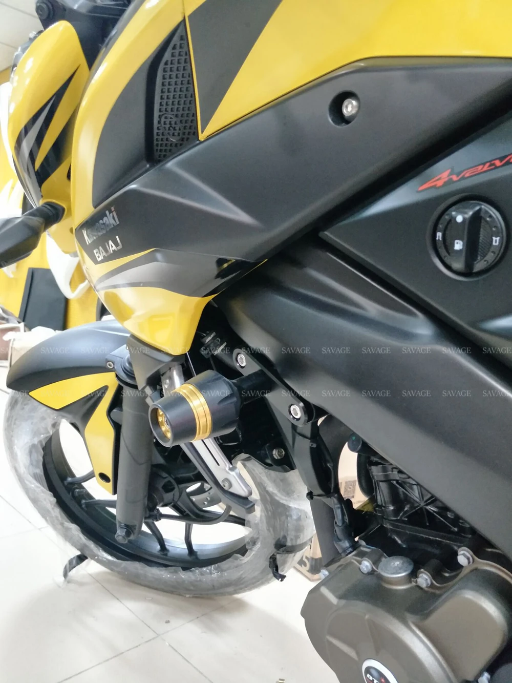 Рамка слайдер Краш протектор для Bajaj Pulsar 200 NS 200NS 2012- аксессуары для мотоциклов бобины защита от падения красный