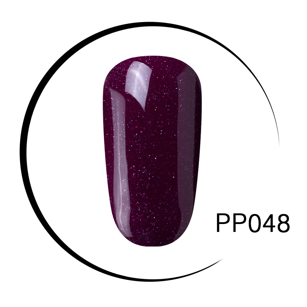 PP048 Elite99 10 мл УФ-гель для ногтей фиолетовый лак для ногтей Полупостоянный Гель-лак для ногтей - Цвет: PP048