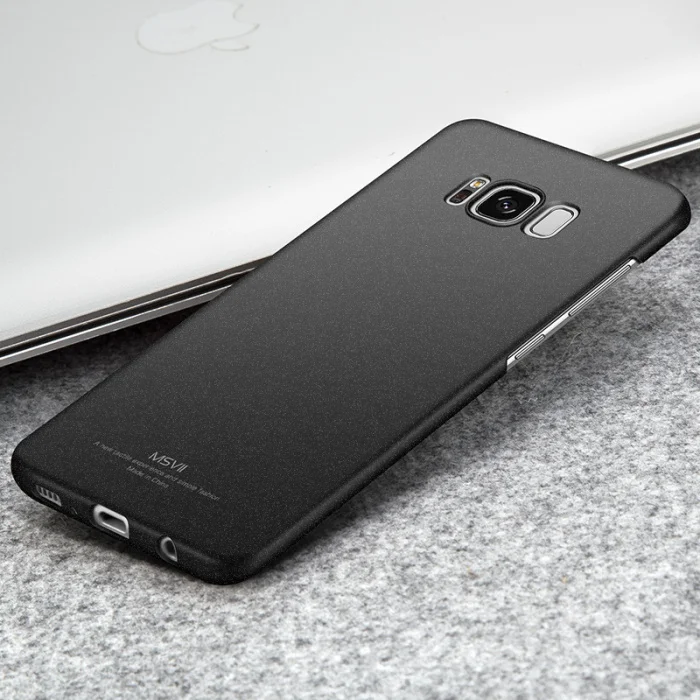 Для samsung Galaxy S8 Чехол samsung S8 Plus чехол матовый Жесткий PC 360 полная Защита задняя крышка для samsung Galaxy S8 Plus чехол s - Цвет: Frosted black