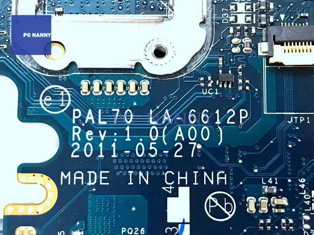 Материнская плата PCNANNY PAL70 LA-6612P для Dell Latitude E6320 i3-2310M 2,10 ГГц HD 3000 Материнская плата ноутбука