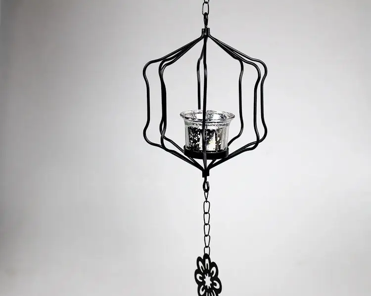 1 шт. Ретро пасторальный Стиль Железный белый черный красный дом романтический