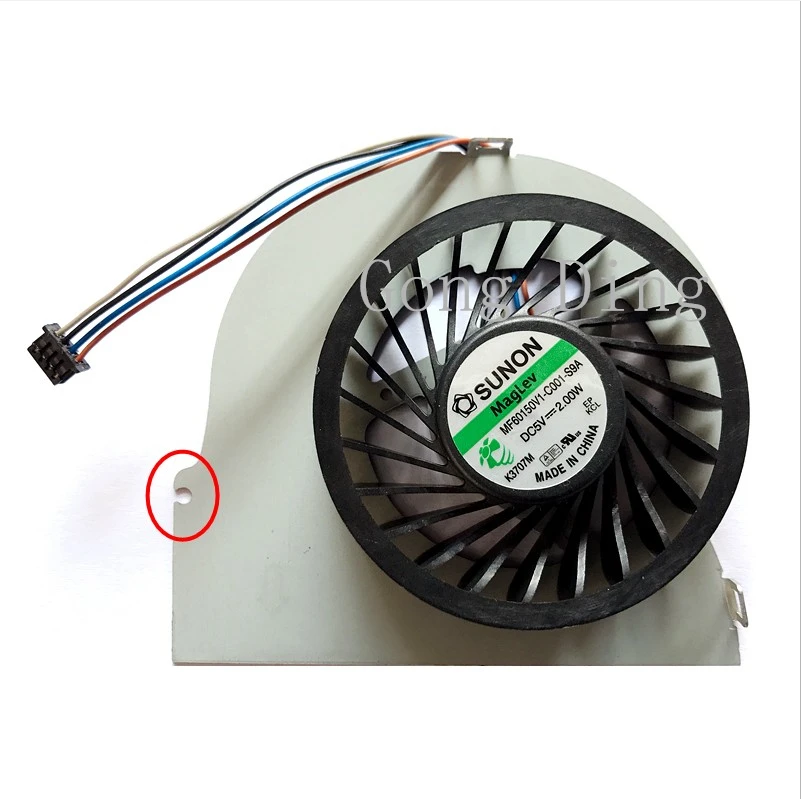 Новый вентилятор охлаждения процессора для ноутбука HP Elitebook 8570W 8560w 690630-001 690629-001 690628-001 MF60150V1-C000-S9A.