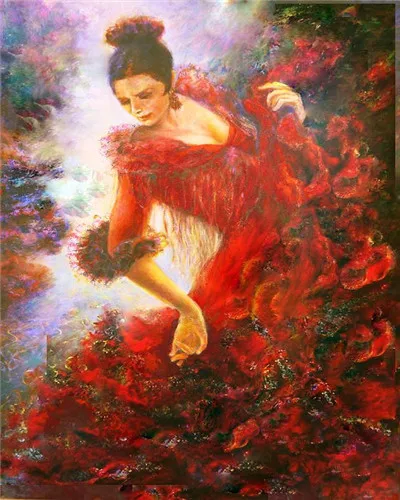 Картина с танцующей девочкой, алмазная живопись 5D, сделай сам, Алмазная мозаика, стразы, картины, незавершенная Алмазная вышивка - Цвет: Светло-желтый
