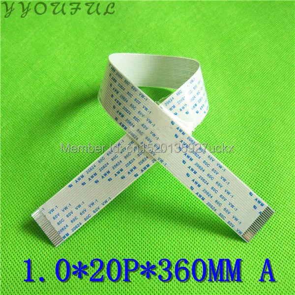 Кабель с 20-контактной печатной головкой длиной 36 см одинаковая сторона для