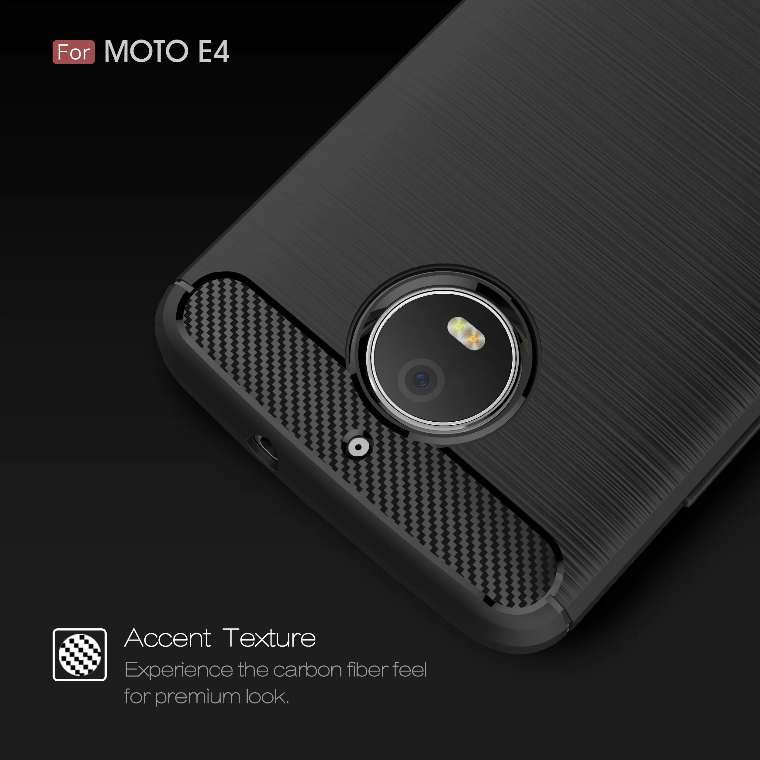 Чехол wolfrole для Motorola Moto E4 Ударопрочный Мягкий матовый чехол из ТПУ телефона Coque