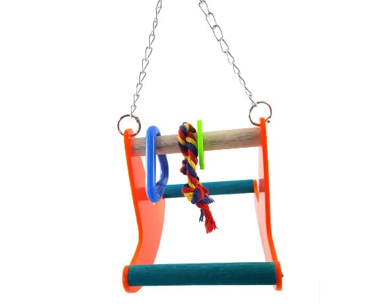 Аксессуары для птиц товары попугая игрушки грызунов качели стоячие палки