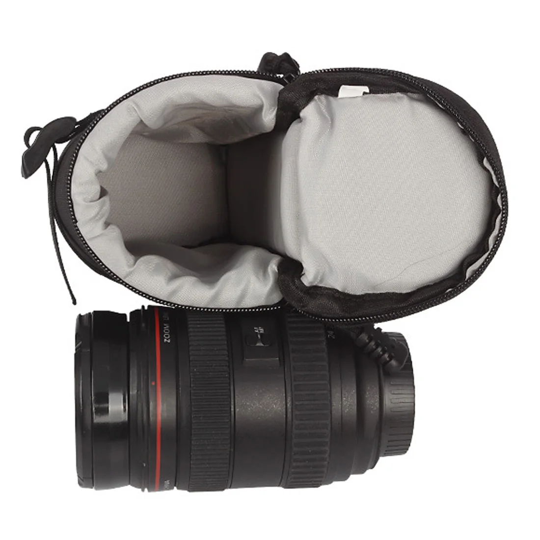 Для DSLR Nikon Canon sony Объективы Высокое качество Черный Водонепроницаемый Мягкий протектор объектив камеры сумка Чехол Размер s m l