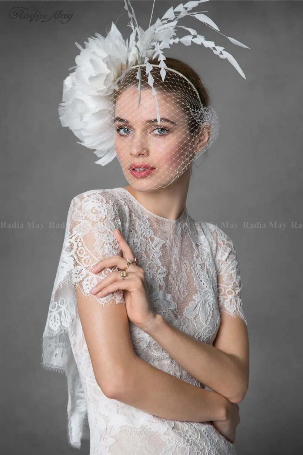 Винтажное кружево цвета слоновой кости Русалка Boho Свадебное платье с рукавами типа пелерины, деревенский Свадебные платья в стиле Country элегантные хиппи пляжное невесты платья для женщин