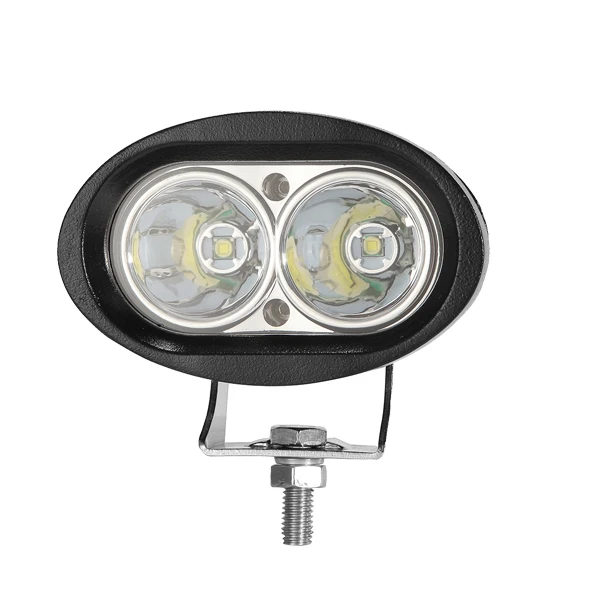 1PC WHITE Овальный светодиодный свет работы Универсальный 12 V 24 V 20 W автомобилей мотоциклов прицеп пикап Внедорожник 4X4 дополнительной вождения индикатор фар Туман лампа - Цвет: 1PC WHITE