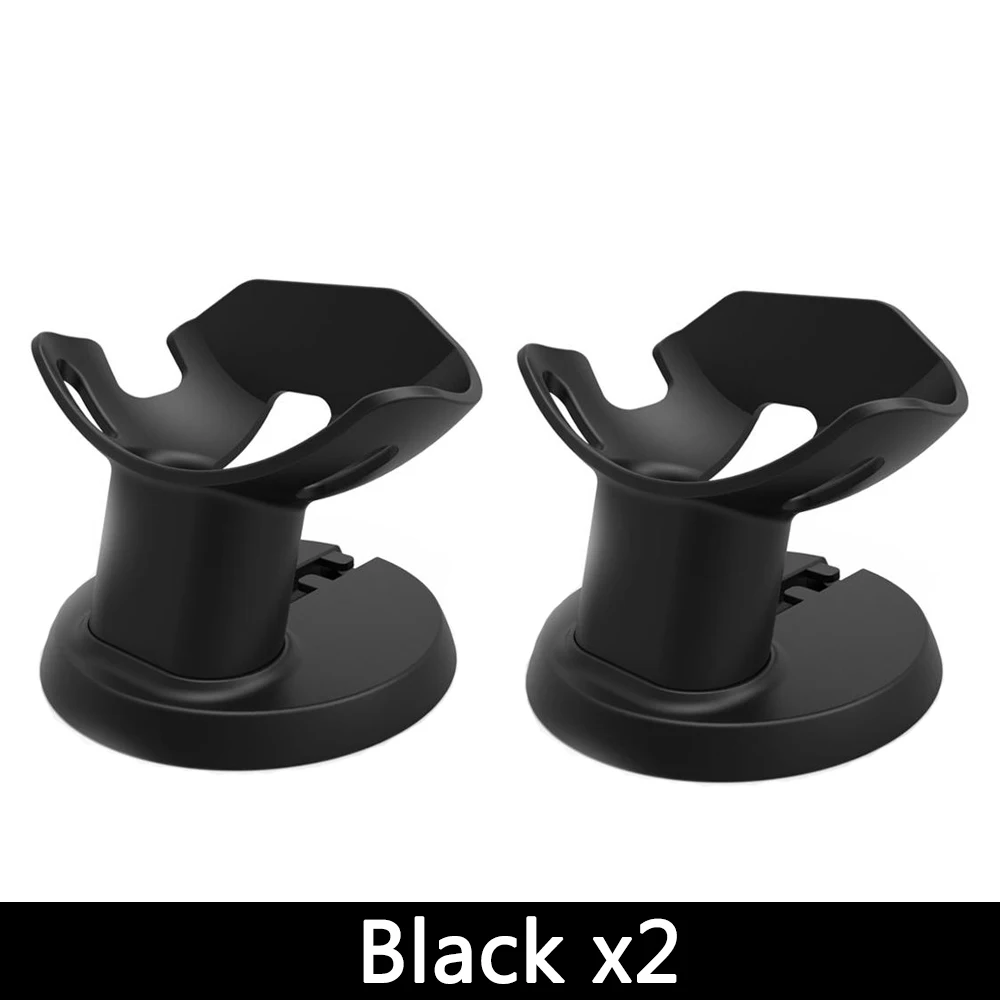 BLACKx2 2 шт Google Home Мини Настольная подставка держатель голосовые ассистенты компактный настольный держатель Чехол с вилкой для кухни спальни аудио крепление - Цвет: BLACKx2